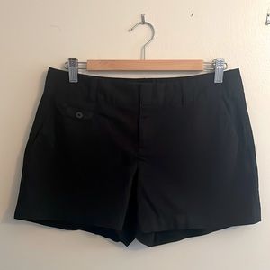 LOFT Black Chino Shorts